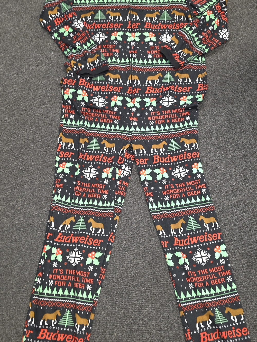 Budweiser Christmas 1 Pc Pajamas